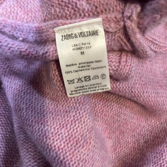 Zadig & Voltaire Lea 100% cashmere - Picture 8 of 8